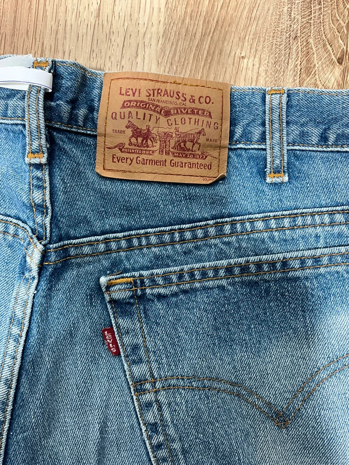 Jean Levi's 505 Coupe Regular W38 L34 Vintage 100% Coton Bleu DélavéLvh 245 – photo 10